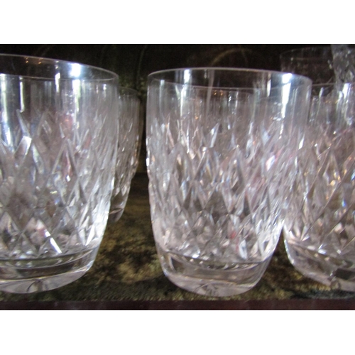 1647 - Set of Twelve Waterford Crystal Tumbler Glasses