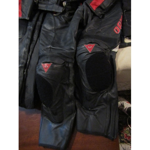 165 - Leather Motorcycle Jacket and Leather Motorcycle Pants