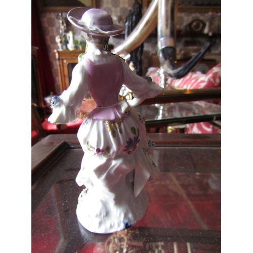 1664 - Meissen Cris De Paris Fine Porcelain Figure Antique Approximately 5 Inches High