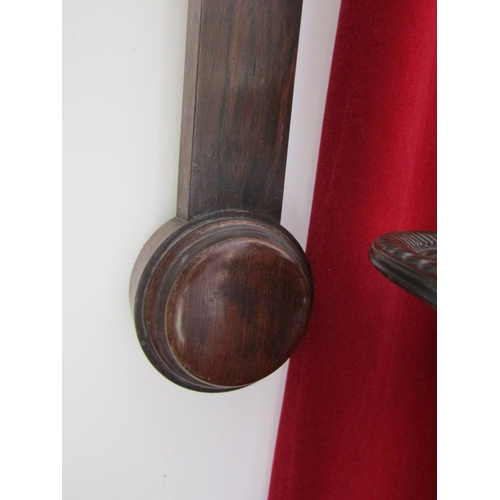 169 - Rare Irish Dublin Regency Stick Barometer Good Original Condition Mahogany with Walnut Approximately... 