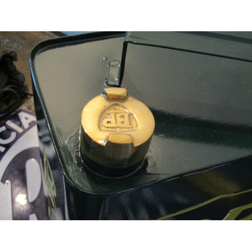 203 - BP Petrol Jerry Can with Solid Brass BP Decorated Screw Cap Approximately 15 Inches High