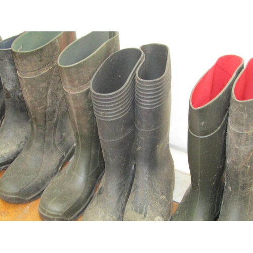 212 - Various Wellingtons and Boots Five Pairs