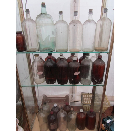 220 - Collection of Various Old Chemist Bottles Quantity As Photographed