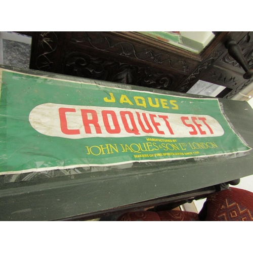 239 - Full Size Championship Jaques Croquet Set Complete contained within Box