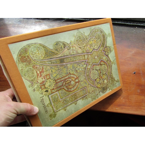 267 - Book of Kells Folio Edition Contained within Original Linen Clad Slip Case Good Original Condition