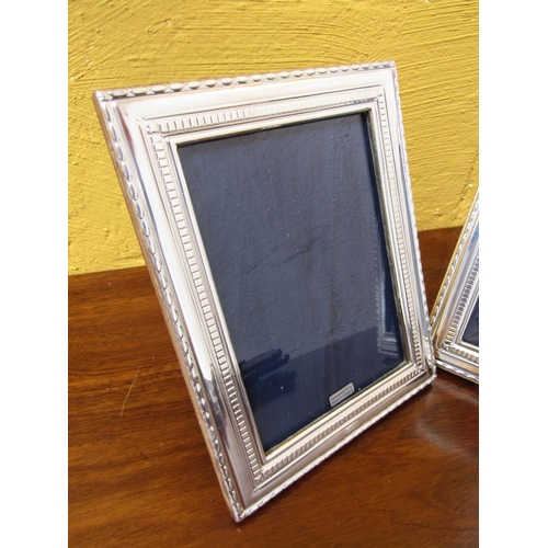 379 - Pair of Antique Solid Silver Photograph Frames Each Approximately 8 Inches High x 5 Inches Wide cont... 