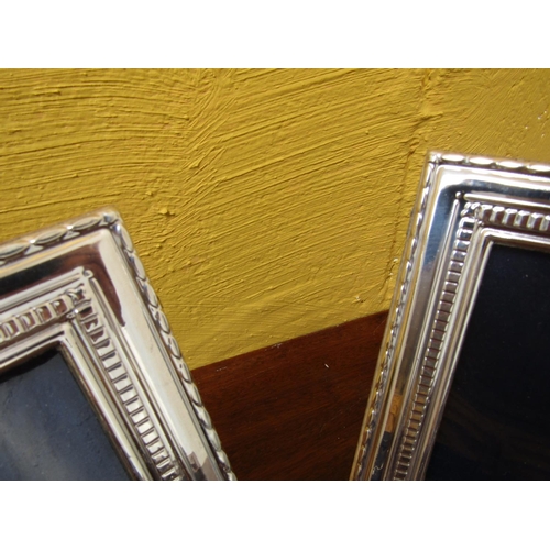 379 - Pair of Antique Solid Silver Photograph Frames Each Approximately 8 Inches High x 5 Inches Wide cont... 