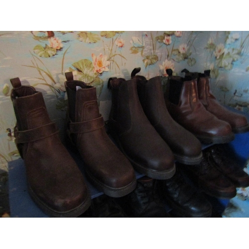 469 - Collection of Various Men's Boots and Shoes Quantity As Photographed