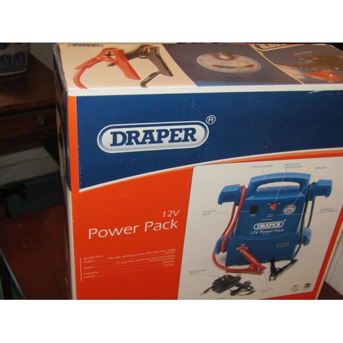 497 - Draper 12 Volt Power Pack in Original Box