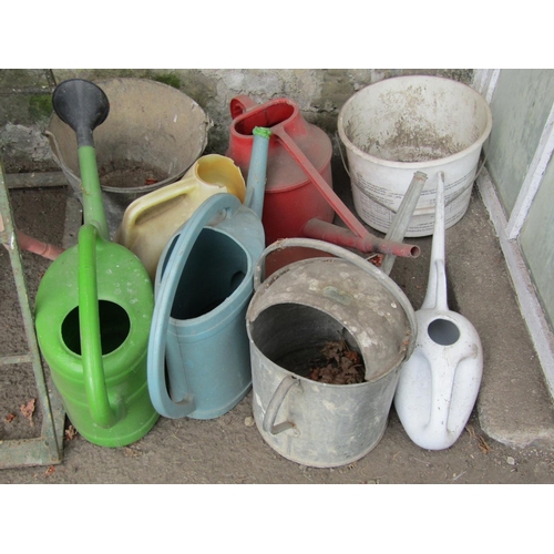 503 - Collection of Various Watering Cans and Bucket