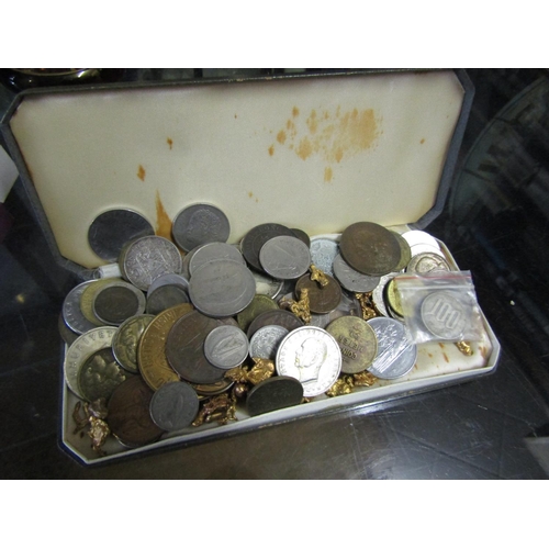 619 - Collection of Various Coins in Box Quantity As Photographed