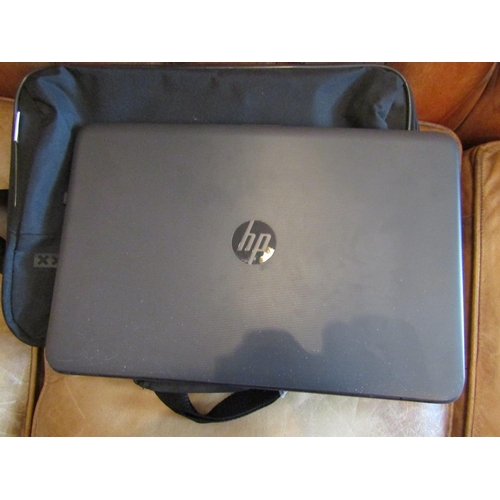 637 - Hewlett Packard Laptop with Carry Case Rarely Used