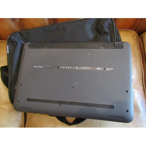 637 - Hewlett Packard Laptop with Carry Case Rarely Used