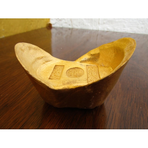 726 - Chinese Nugget Boat Form Possibly Currency