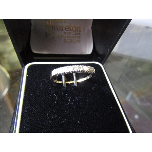 768 - Diamond Half Eternity Ring Mounted on 9 Carat Gold