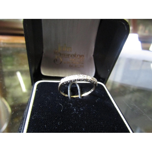 768 - Diamond Half Eternity Ring Mounted on 9 Carat Gold