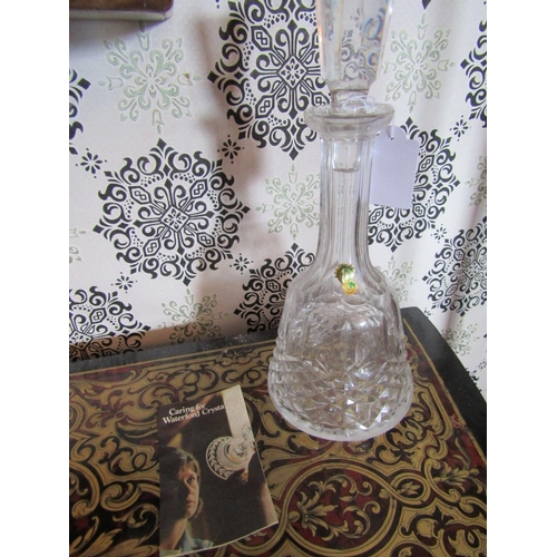 799 - Waterford Cut Crystal Decanter with Stopper Approximately 13 Inches High