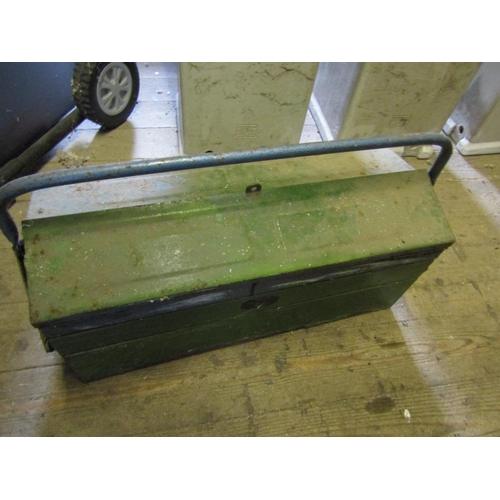 854 - Metal Toolbox with Contents As Photographed