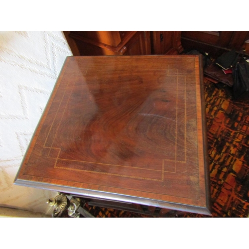 897 - Victorian Revolving Floor Bookcase with Satinwood Crossbanded Decoration Good Original Condition App... 