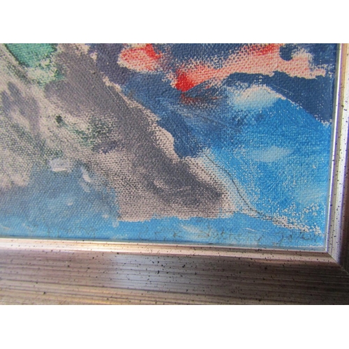 900 - Irish School Coastal and Mountain Landscape Approximately 16 Inches High x 12 Inches Wide contained ... 