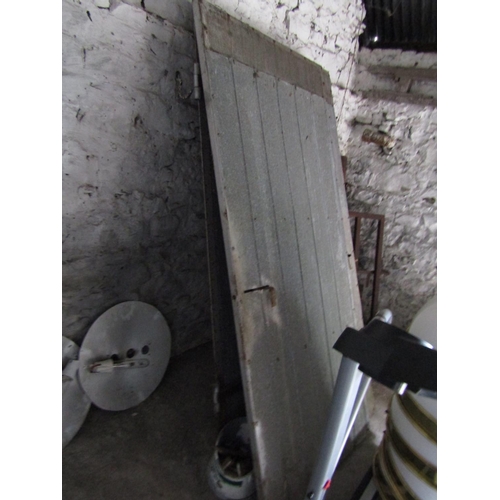 920 - Two Pairs of Metal Security Gates Each Approximately 34 Inches Wide x 6ft 10 Inches High