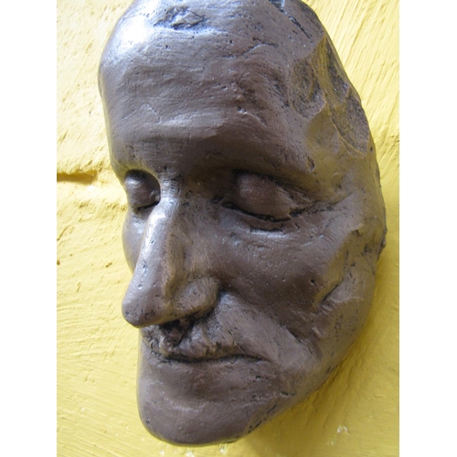 935 - James Joyce 1882-1941 Death Mask Approximately 8 Inches High