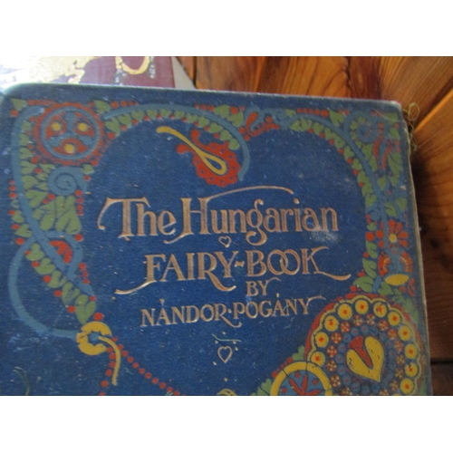 946 - Two Antiquarian Volumes The Hungarian Fairy Book and Tanglewood Tales Both Illustrated by Willy Poga... 