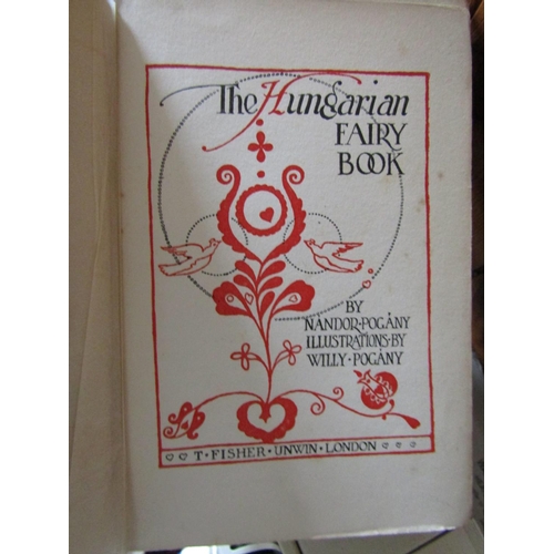 946 - Two Antiquarian Volumes The Hungarian Fairy Book and Tanglewood Tales Both Illustrated by Willy Poga... 