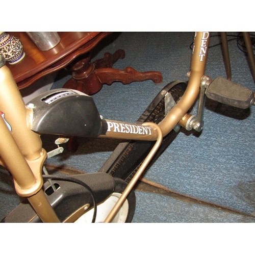 985 - Vintage President Exercise Bike Working Order Good Condition