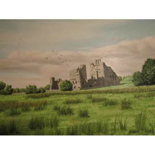 1937 - Terry O'Connell Fore Abbey Co. Westmeath Oil on Canvas Signed Approximately 12 Inches High x 32 Inch... 