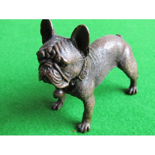 177 - Austrian Bronze Figure of French Bullhound Approximately 3 Inches Wide