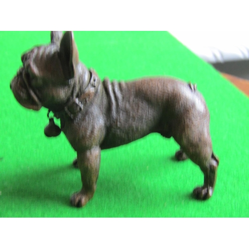 177 - Austrian Bronze Figure of French Bullhound Approximately 3 Inches Wide