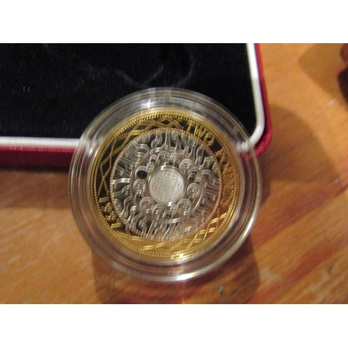 492 - Royal Mint Silver Piece Two Pound Coin Contained within Original Presentation Box Dated 1997