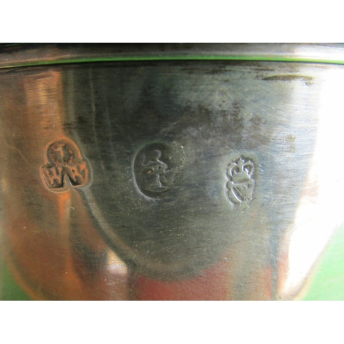 511 - Good Irish Georgian Solid Silver Twin Handled Cup on Pedestal Base with Ancestral Crest to Frieze Ap... 