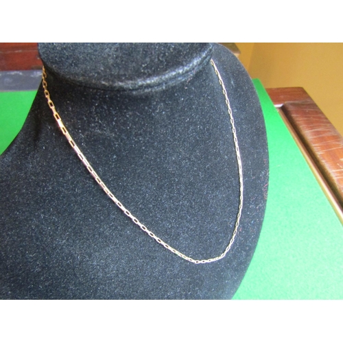 546 - 9 Carat Gold Chain Link Ladies Necklace