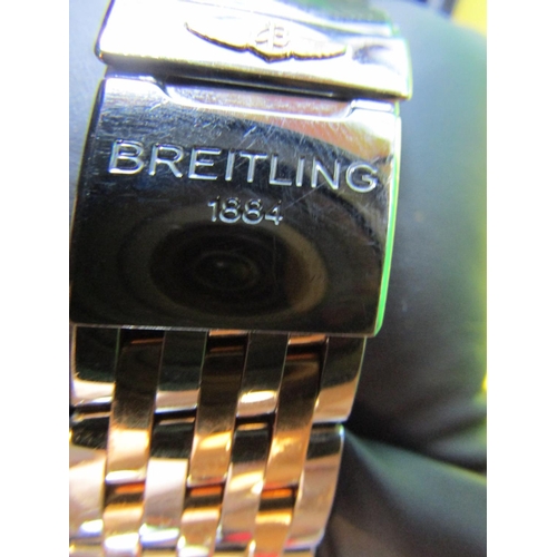 79 - Breitling Gentlemans Wristwatch with Stainless Steel Case and Rotating Bezel Circular Slide Rule wit... 