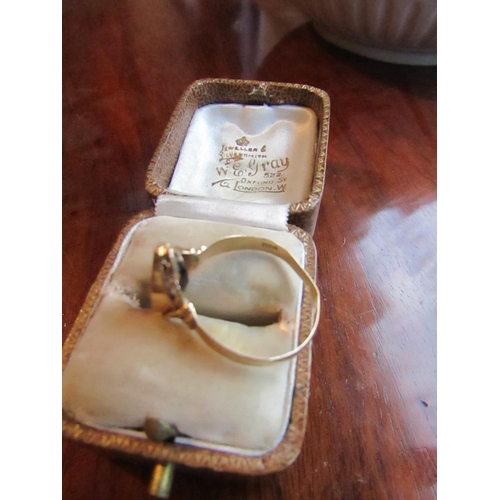 1 - Vintage Amethyst Set Ring Mounted on 18 Carat Gold Size R