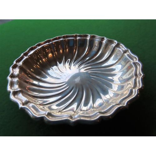 174 - Silver Dish of Shaped Form Approximately 7 Inches Diameter