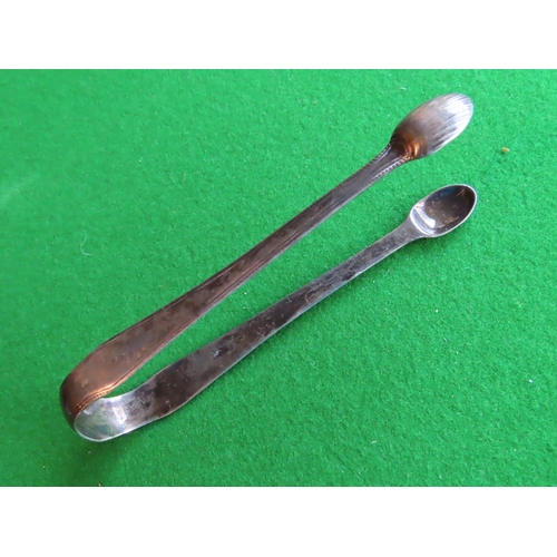 182 - Pair of Georgian Solid Silver Tongs