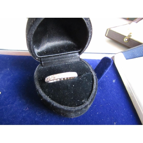 226 - Platinum and Diamond Eternity Ring Size M