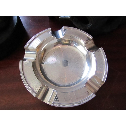 233 - Silver Ashtray Approximately 4 Inches Diameter