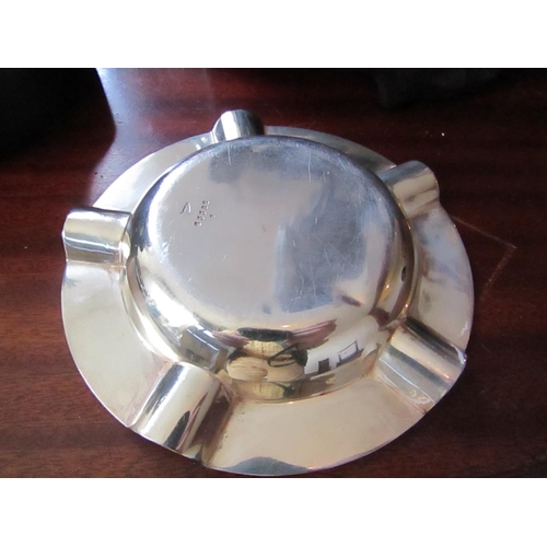 233 - Silver Ashtray Approximately 4 Inches Diameter