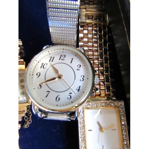 236 - Four Ladies Watches with Articulated Bracelets