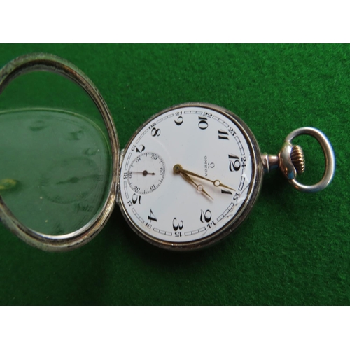 251 - Omega Solid Silver Cased Pocket Watch