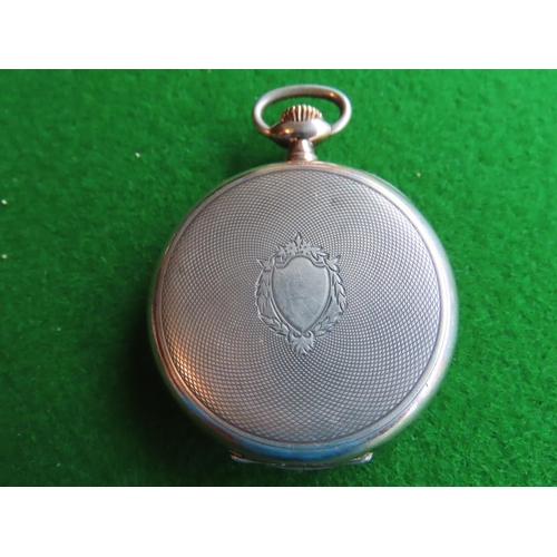 251 - Omega Solid Silver Cased Pocket Watch