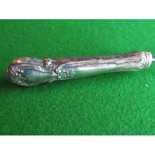 257 - Solid Silver Candle Snuffer Approximately 11 Inches Long