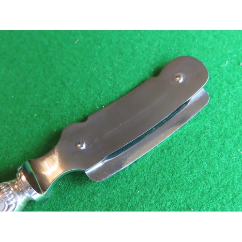 263 - Solid Silver Handled Cheese Shaver Approximately 8 Inches Long