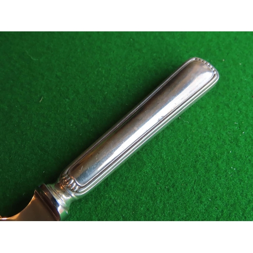 263 - Solid Silver Handled Cheese Shaver Approximately 8 Inches Long