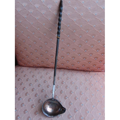 265 - Solid Silver Toddy Ladle Approximately 12 Inches Long