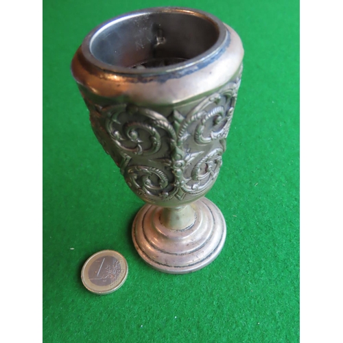 268 - Oriental Silver Pedestal Chalice of Neat Size Approximately 5 Inches High